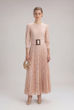 שמלה גפיור מקסי פליסולי