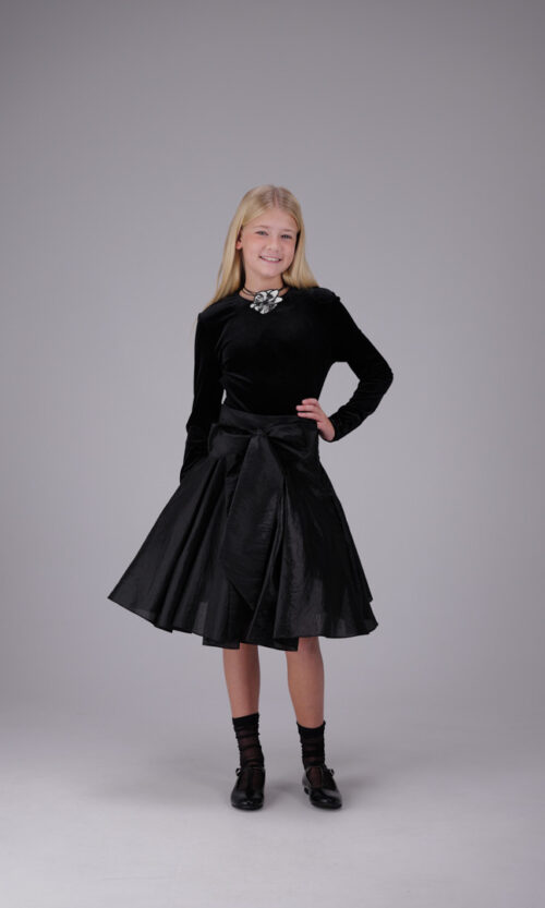 חצאית טפט מידי קלוש