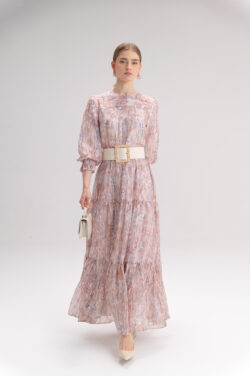 שמלה מקסי נקלס