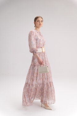 ⁦שמלה מקסי נקלס⁩ – תמונה ⁦4⁩