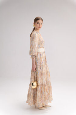 ⁦שמלה מקסי נקלס⁩ – תמונה ⁦8⁩