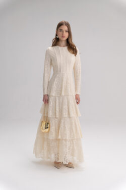 שמלה גפיור מקסי סטפסט