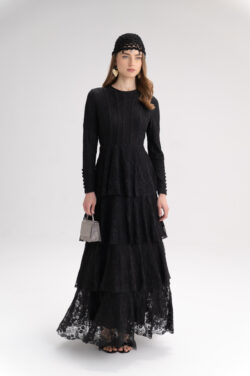 ⁦שמלה גפיור מקסי סטפסט⁩ – תמונה ⁦6⁩