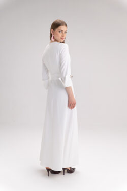 ⁦שמלה מקסי פוליאנה⁩ – תמונה ⁦5⁩