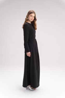 ⁦שמלה מקסי פוליאנה⁩ – תמונה ⁦8⁩