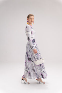 ⁦חצאית פלורה מקסי⁩ – תמונה ⁦5⁩