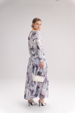 ⁦חצאית פלורה מקסי⁩ – תמונה ⁦4⁩