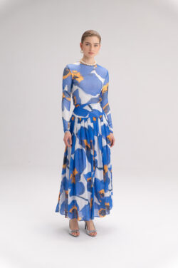 ⁦חצאית פלורה מקסי⁩ – תמונה ⁦2⁩