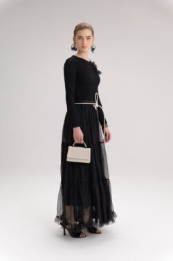 ⁦חצאית מקסי טול קומות⁩ – תמונה ⁦4⁩