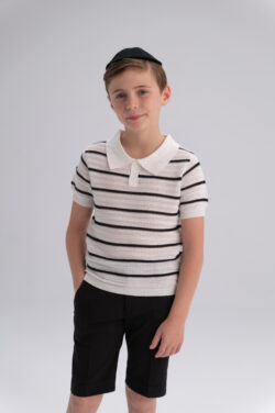 ⁦סריג צוראון שרוול קצר⁩ – תמונה ⁦4⁩