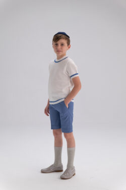 ⁦סריג פיקה שרוול קצר⁩ – תמונה ⁦5⁩