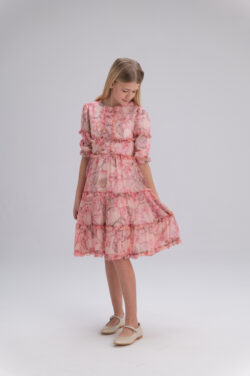 ⁦שמלה שיפון אמלי⁩ – תמונה ⁦2⁩