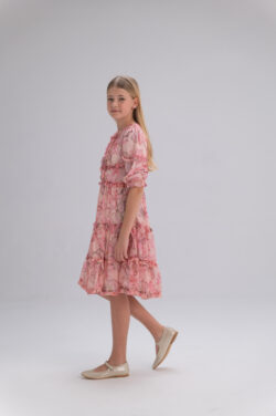 ⁦שמלה שיפון אמלי⁩ – תמונה ⁦3⁩