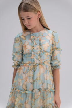 ⁦שמלה שיפון אמלי⁩ – תמונה ⁦6⁩