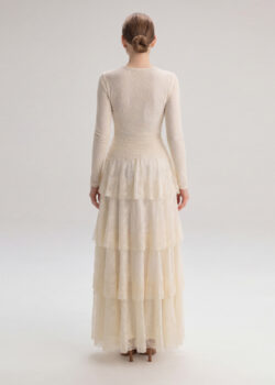 ⁦חצאית מקסי דנטל⁩ – תמונה ⁦6⁩