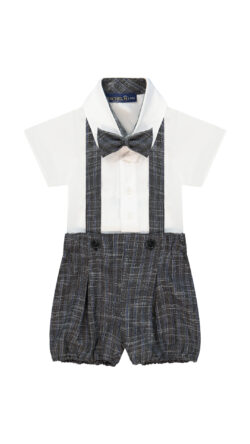 ⁦אוברול ביבי משובץ⁩ – תמונה ⁦2⁩