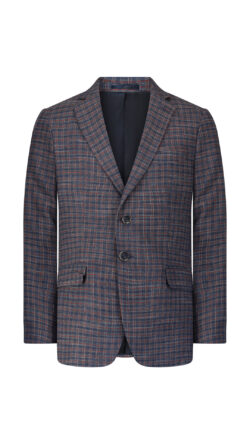 ⁦גקט קלאסי משובץ⁩ – תמונה ⁦2⁩