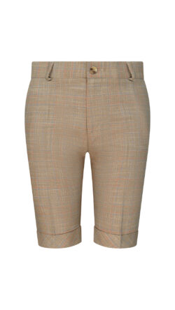 מכנס קצר משובץ