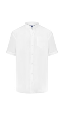 חולצה צווארון סיני שרוול קצר